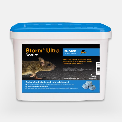 žurku un peļu inde Storm® Ultra Secure